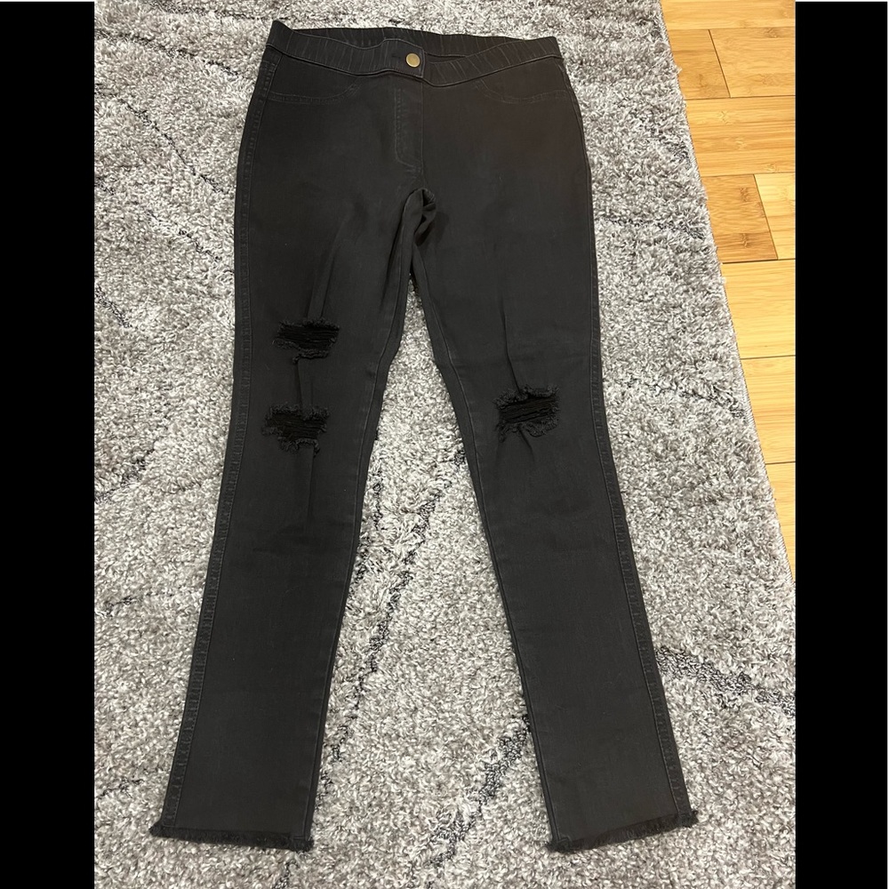 NEW Mix No. 6 Womens ripped denim jeggings